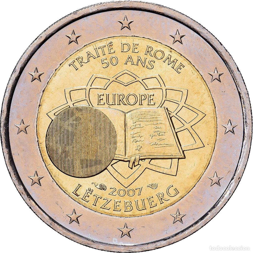 Monedas antiguas de Europa: [#1513676] Luxemburgo, 2 Euro, 50e anniversaire de la signature du Trait&eacute; de Rome