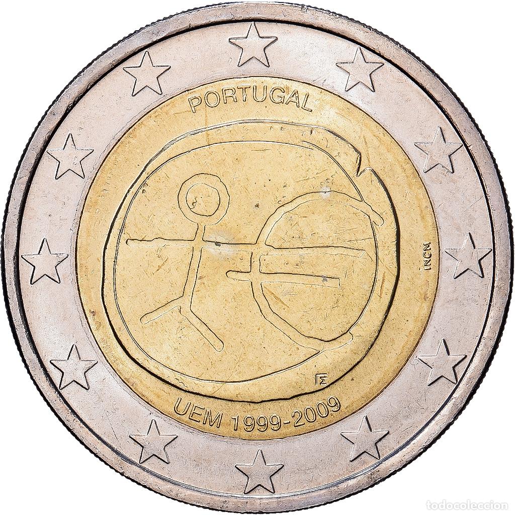 Monedas antiguas de Europa: [#1513677] Portugal, 2 Euro, 10e anniversaire de l'Union &eacute;conomique et mon&eacute;taire