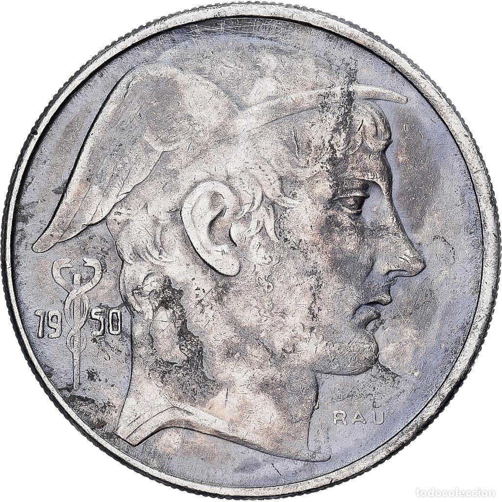 Monedas antiguas de Europa: [#1551657] B&eacute;lgica, R&eacute;gence Prince Charles, 20 Francs, 20 Frank, 1950, Brussels, Plata
