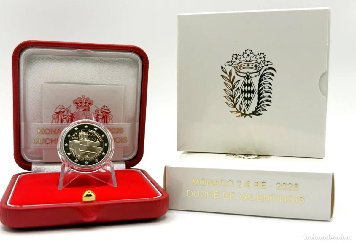 Monedas antiguas de Europa: 2 euros MONACO 2026 - Ducado de Valentinois - calidad proof