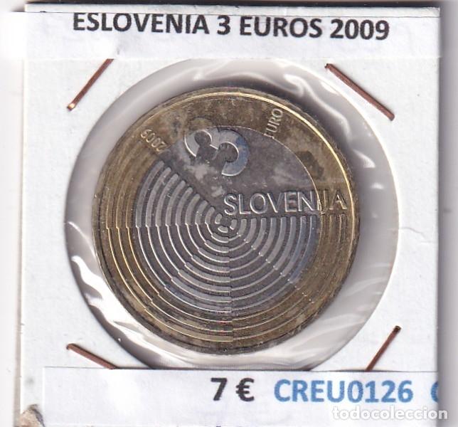 Monedas antiguas de Europa: CREU0126 MONEDA ESLOVENIA 3 EUROS 2009