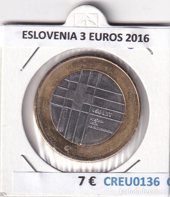 Monedas antiguas de Europa: CREU0136 MONEDA ESLOVENIA 3 EUROS 2016