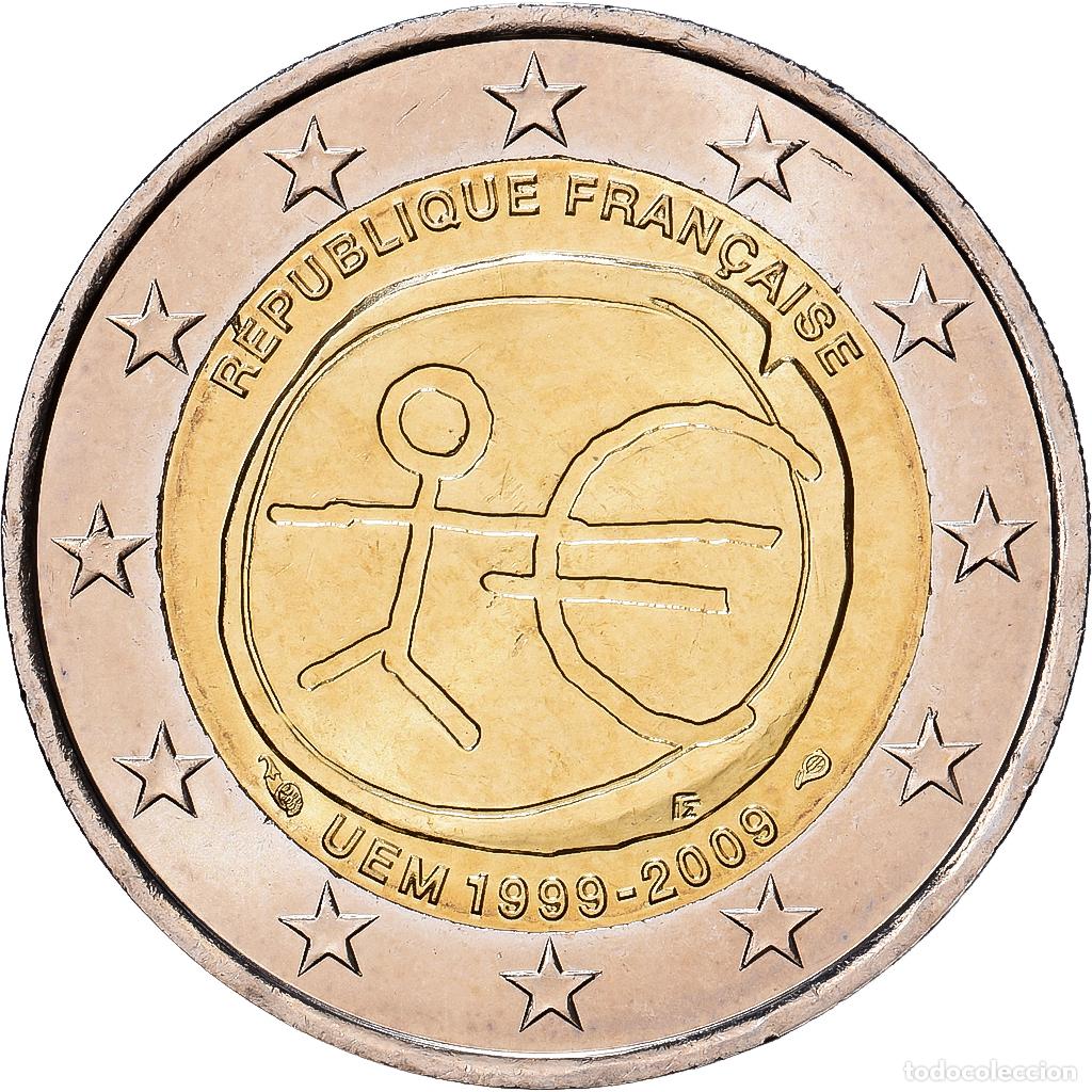 Monedas antiguas de Europa: [#1513690] Francia, 2 Euro, 10e anniversaire de l'Union &eacute;conomique et mon&eacute;taire