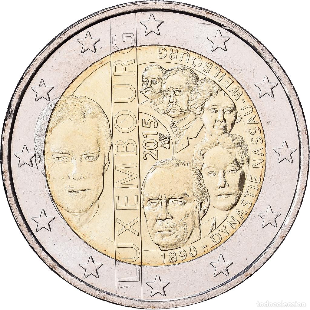Monedas antiguas de Europa: [#1513698] Luxemburgo, 2 Euro, 125e anniversaire de la dynastie Nassau-Weilbourg, 2015