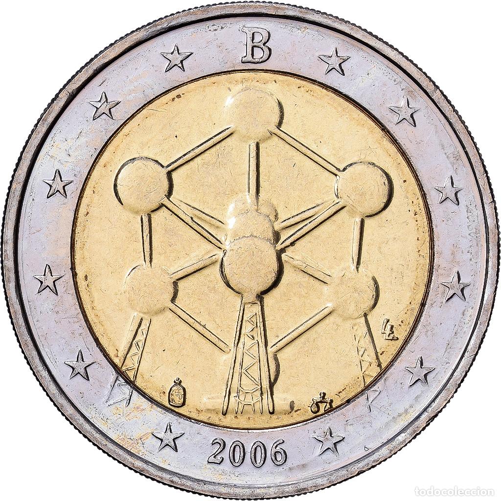 Monedas antiguas de Europa: [#1513700] B&eacute;lgica, 2 Euro, R&eacute;ouverture de l'Atomium de Bruxelles, 2006, Monnaie royale