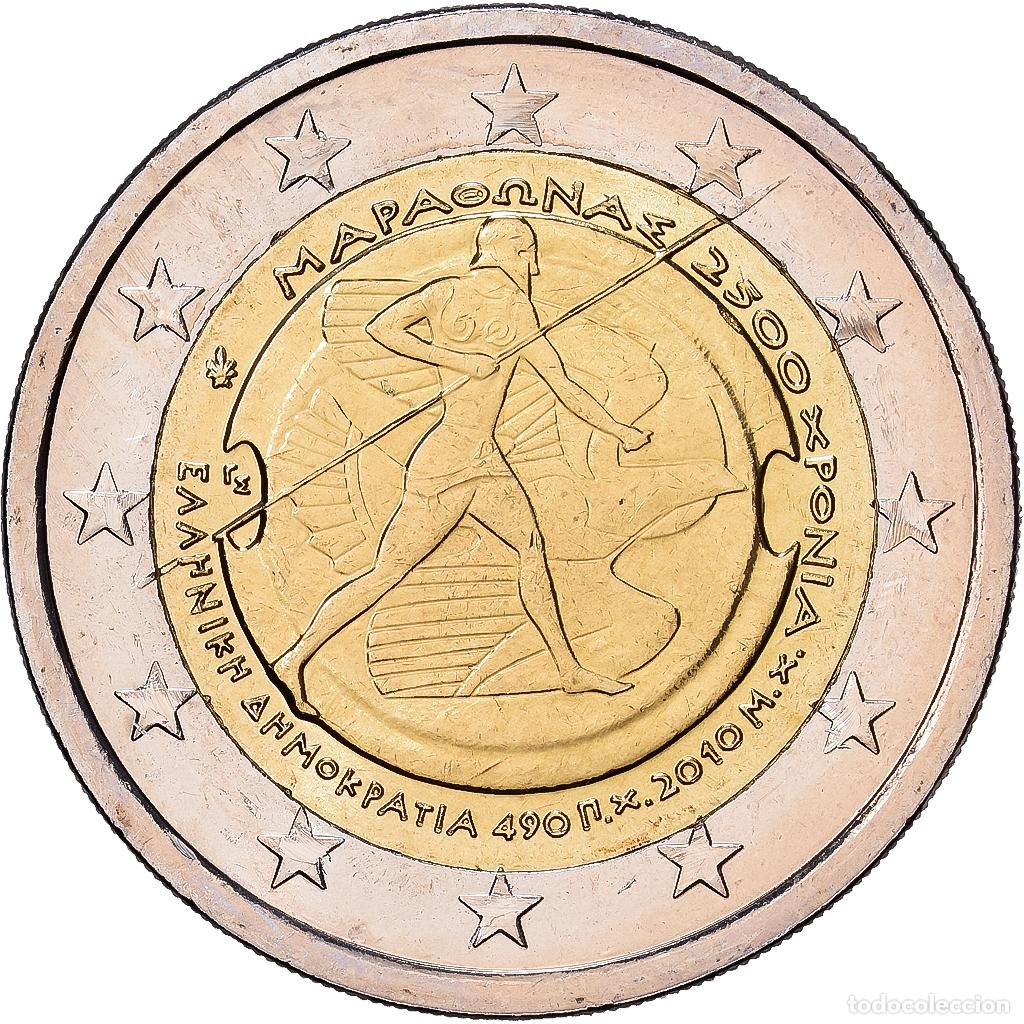 Monedas antiguas de Europa: [#1513702] Grecia, 2 Euro, 2500e anniversaire de la bataille de Marathon, 2010, La Monnaie