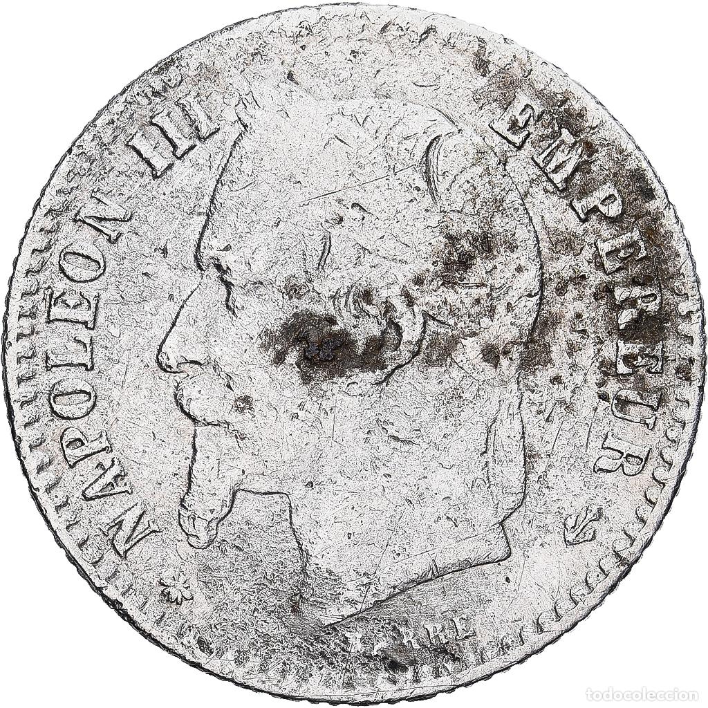 Monedas antiguas de Europa: [#1551691] Francia, Napoleon III, 50 Centimes, 1867, Paris, Plata, BC, Gadoury:417