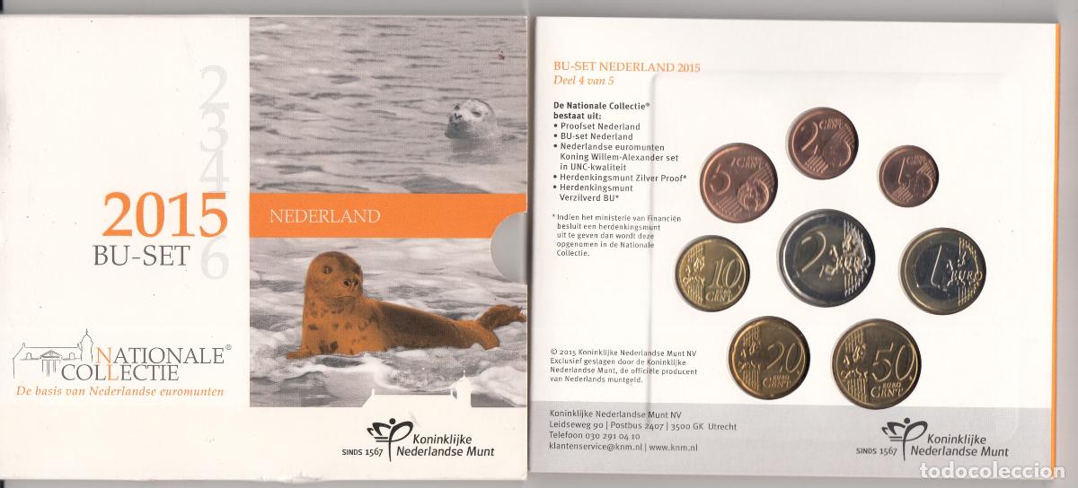 Monedas antiguas de Europa: CRC0066 CARTERA EUROS PAISES BAJOS HOLANDA 2015