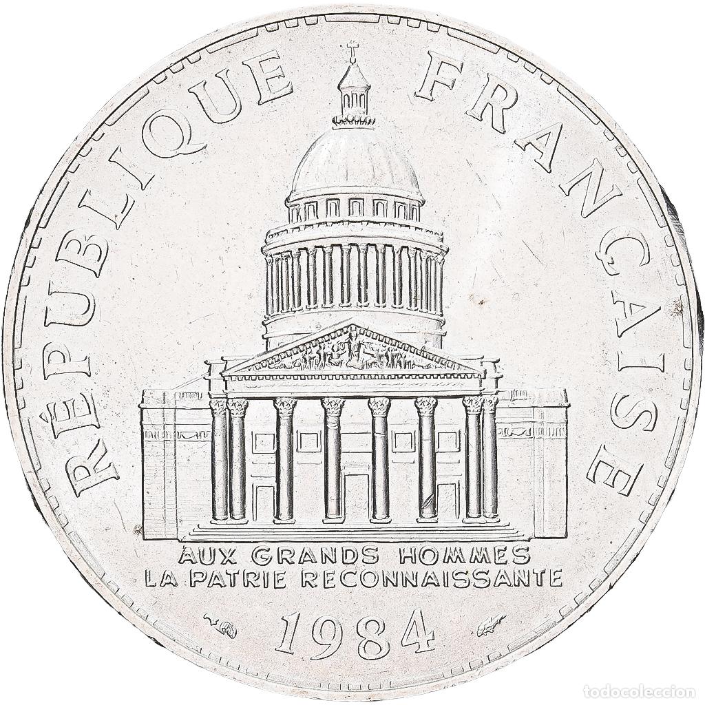 Monedas antiguas de Europa: [#1551689] Francia, 100 Francs, Panth&eacute;on, 1984, Paris, Plata, EBC, Gadoury:898, KM:951.1