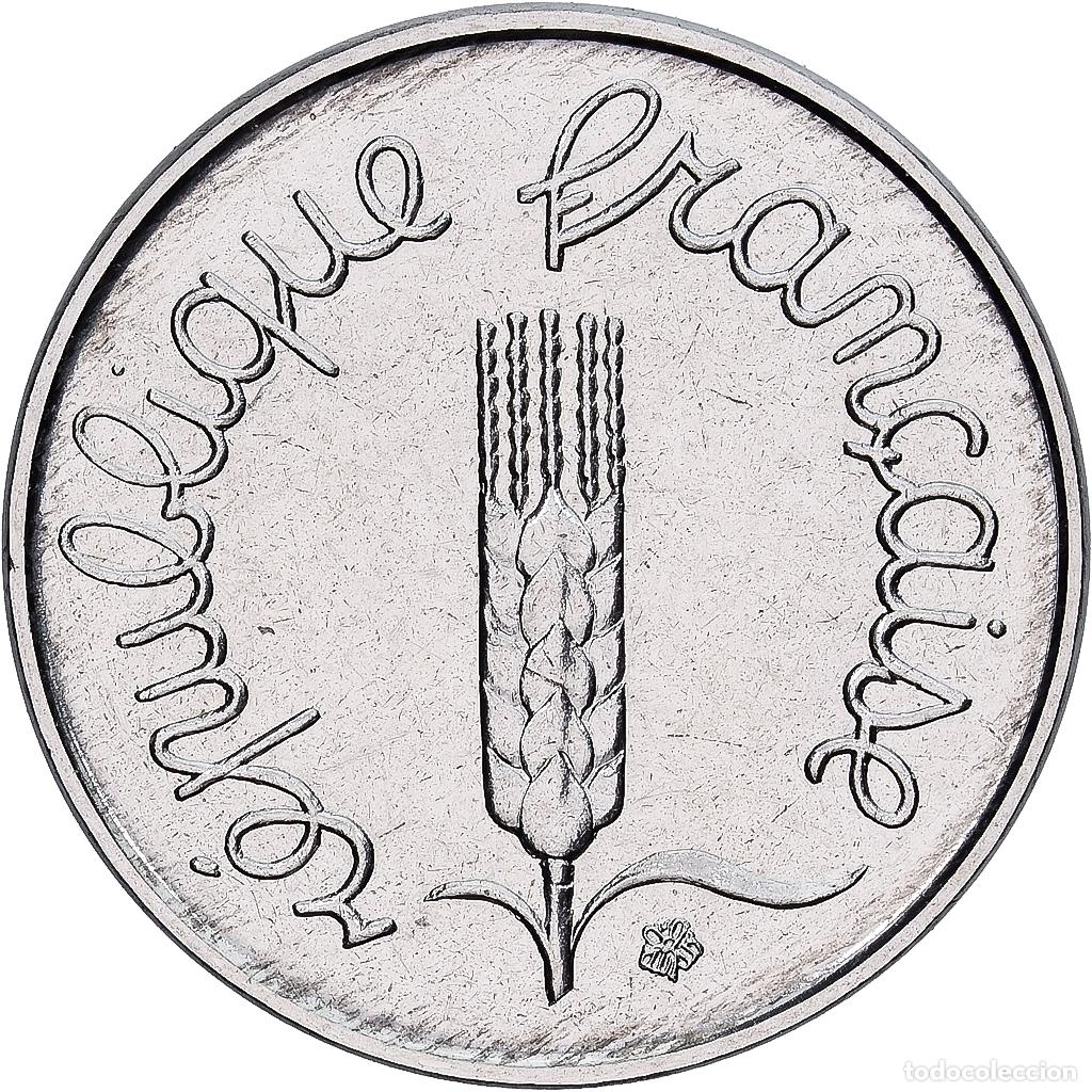 Monedas antiguas de Europa: [#1551693] Francia, Centime, &Eacute;pi, 1987, Paris, Acero inoxidable, FDC, Gadoury:91, KM:928