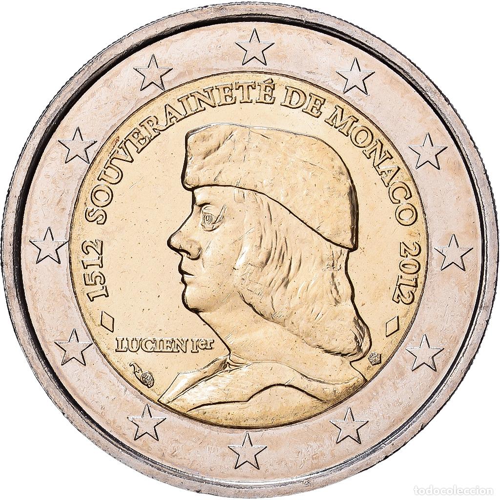 Monedas antiguas de Europa: [#1513706] M&oacute;naco, 2 Euro, 500e anniversaire de la fondation de la souverainet&eacute; de