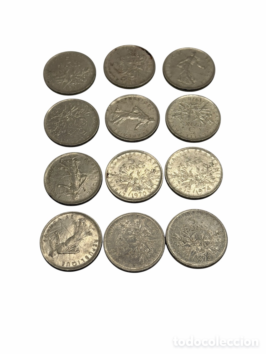 Alte M&uuml;nzen aus Europa: Monedas Francesas Antiguas