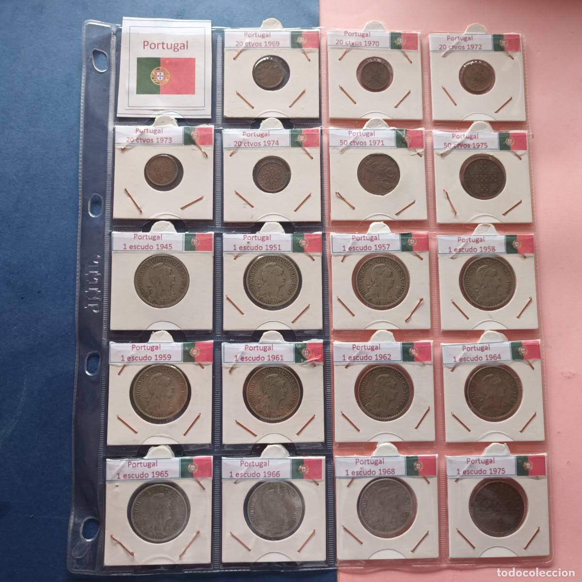 Alte M&uuml;nzen aus Europa: Monedas de Portugal Ver relacion Lote MI - 45