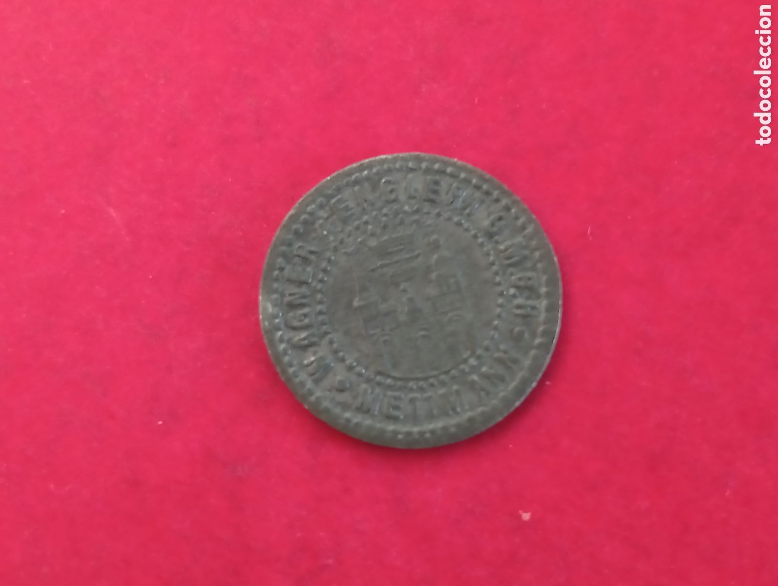 Monedas antiguas de Europa: Moneda de necesidad 5 pfennig a identificar