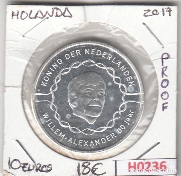 Monedas antiguas de Europa: H0236 MONEDA HOLANDA 10 EUROS 2017 PROOF