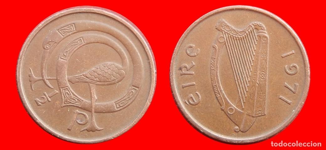 Monedas antiguas de Europa: 1/2 PENIQUE PENNY 1971 IRLANDA-152443