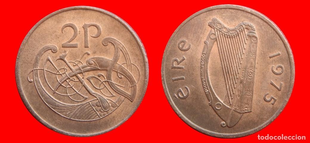 Monedas antiguas de Europa: 2 PENIQUES PENCE 1975 IRLANDA-152455