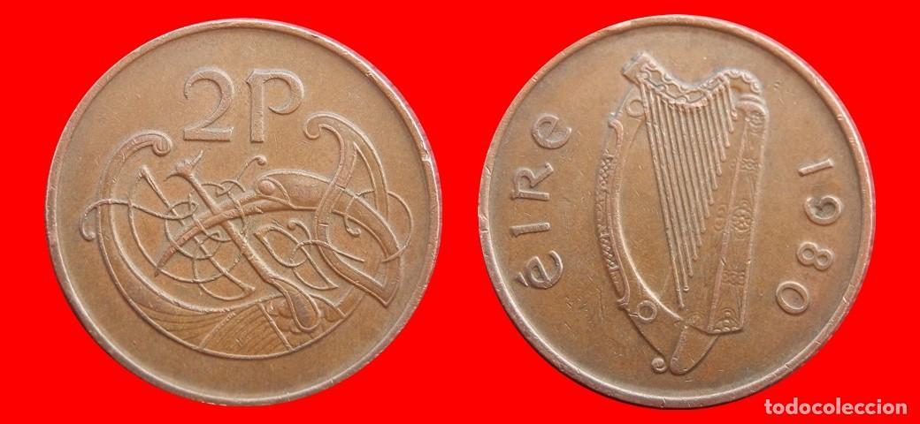 Monedas antiguas de Europa: 2 PENIQUES PENCE 1980 IRLANDA-152456