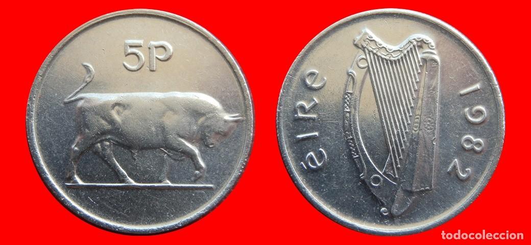 Monedas antiguas de Europa: 5 PENIQUES PENCE 1982 IRLANDA-152467