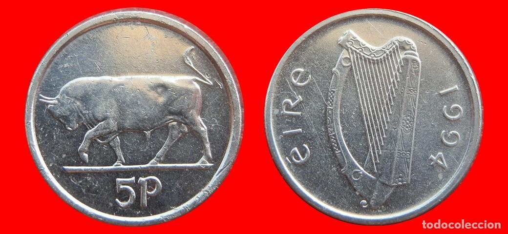 Monedas antiguas de Europa: 5 PENIQUES PENCE 1994 IRLANDA-152469