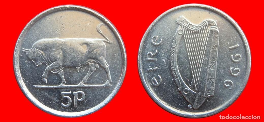 Monedas antiguas de Europa: 5 PENIQUES PENCE 1996 IRLANDA-152470
