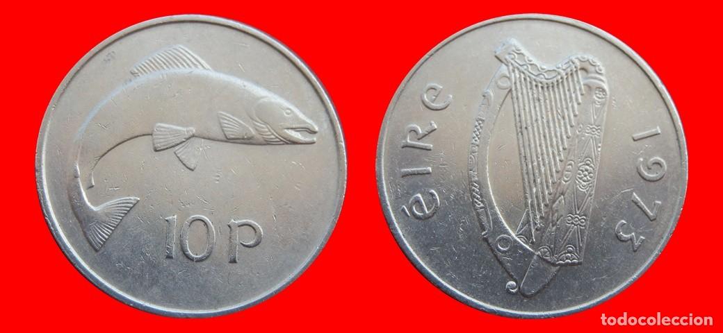 Monedas antiguas de Europa: 10 PENIQUES PENCE 1973 IRLANDA-152473