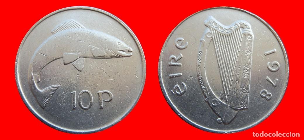 Monedas antiguas de Europa: 10 PENIQUES PENCE 1978 IRLANDA-152474