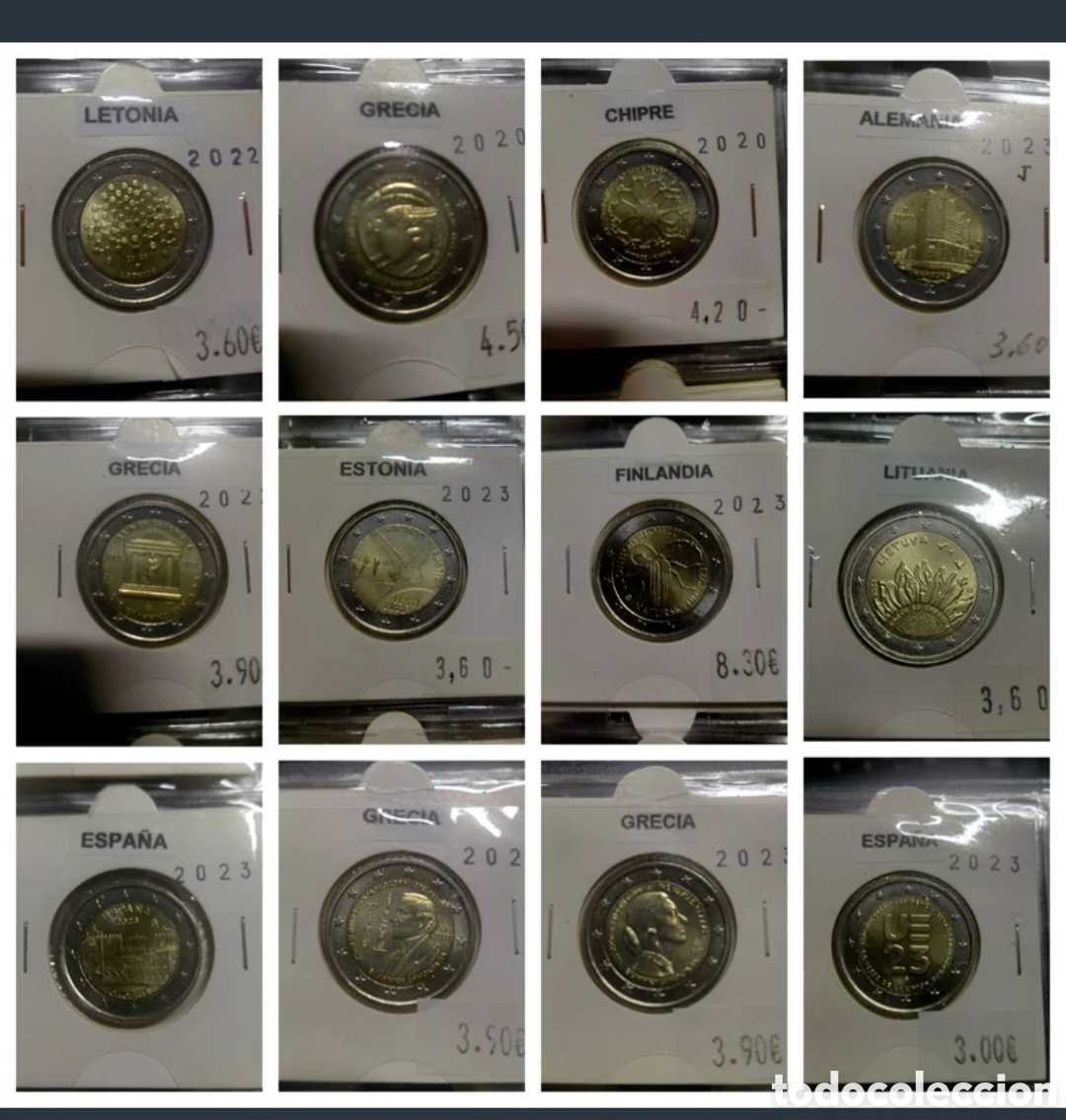 Monedas antiguas de Europa: Monedas 2 euros conmemorativas s/c