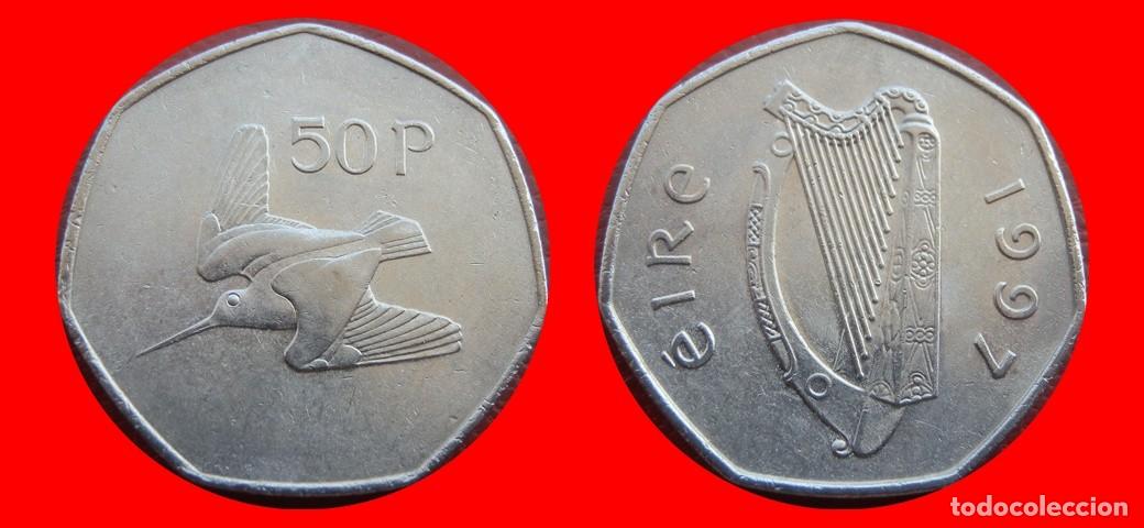 Monedas antiguas de Europa: 50 PENIQUES PENCE 1997 IRLANDA-152482