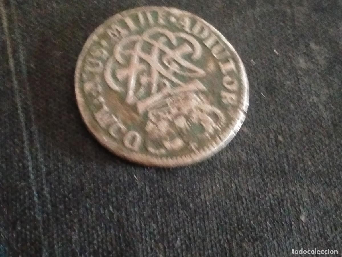 Monedas antiguas de Europa: moneda de dinamarca 1729 - Foto 2