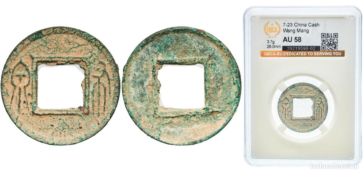 Monedas antiguas de Europa: 1 Cash - Wang Mang ND(7-23)