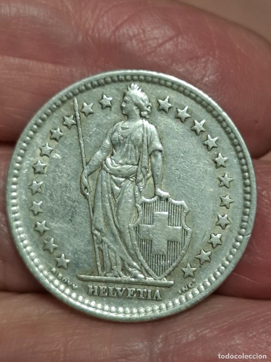 Monete antiche di Europa: MONEDA DE SUIZA DE 2 FRANCOS DE PLATA DE 1944 ESCASA