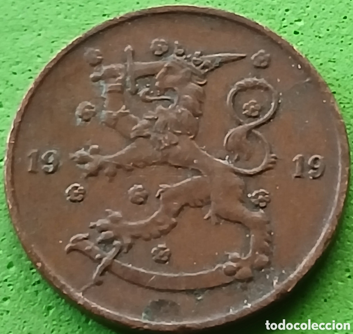 Monedas antiguas de Europa: Finlandia 5 pennia 1919 km#22