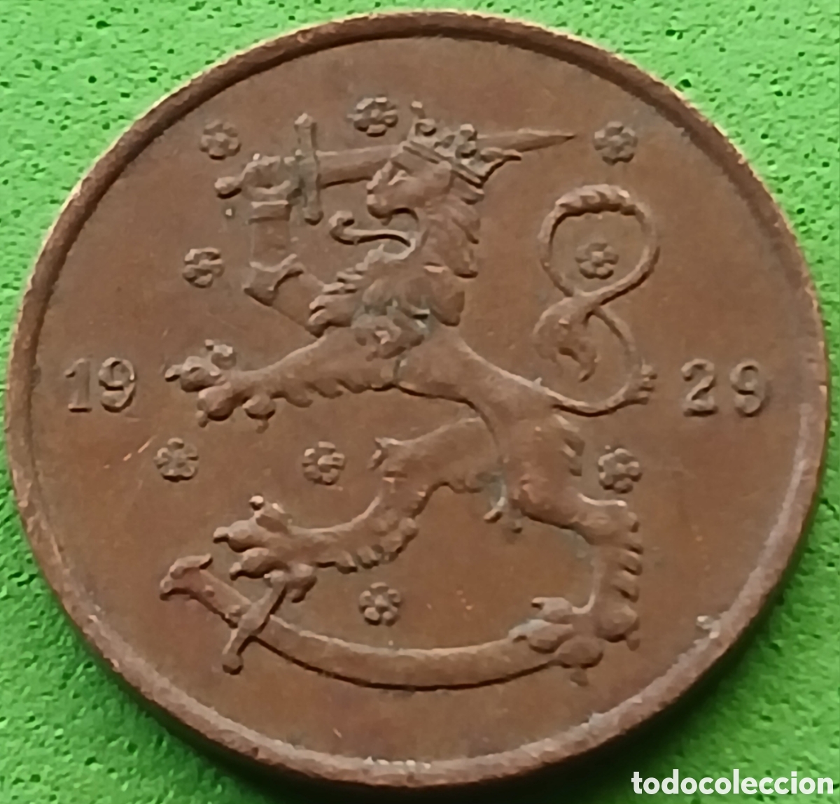 Monedas antiguas de Europa: Finlandia 5 pennia 1929 km#22