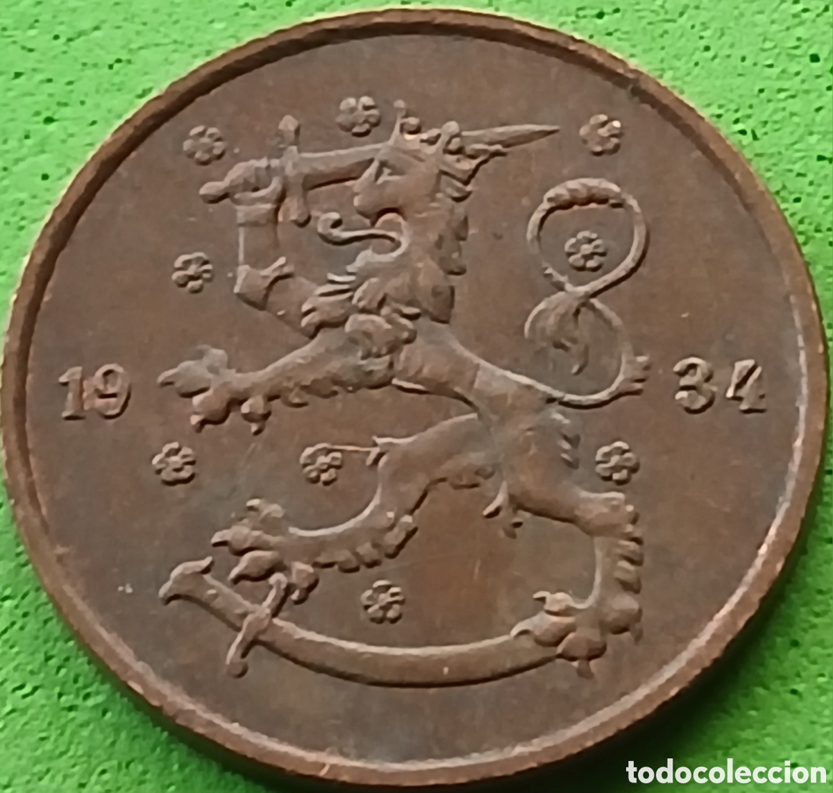 Monedas antiguas de Europa: Finlandia 5 pennia 1934 km#22