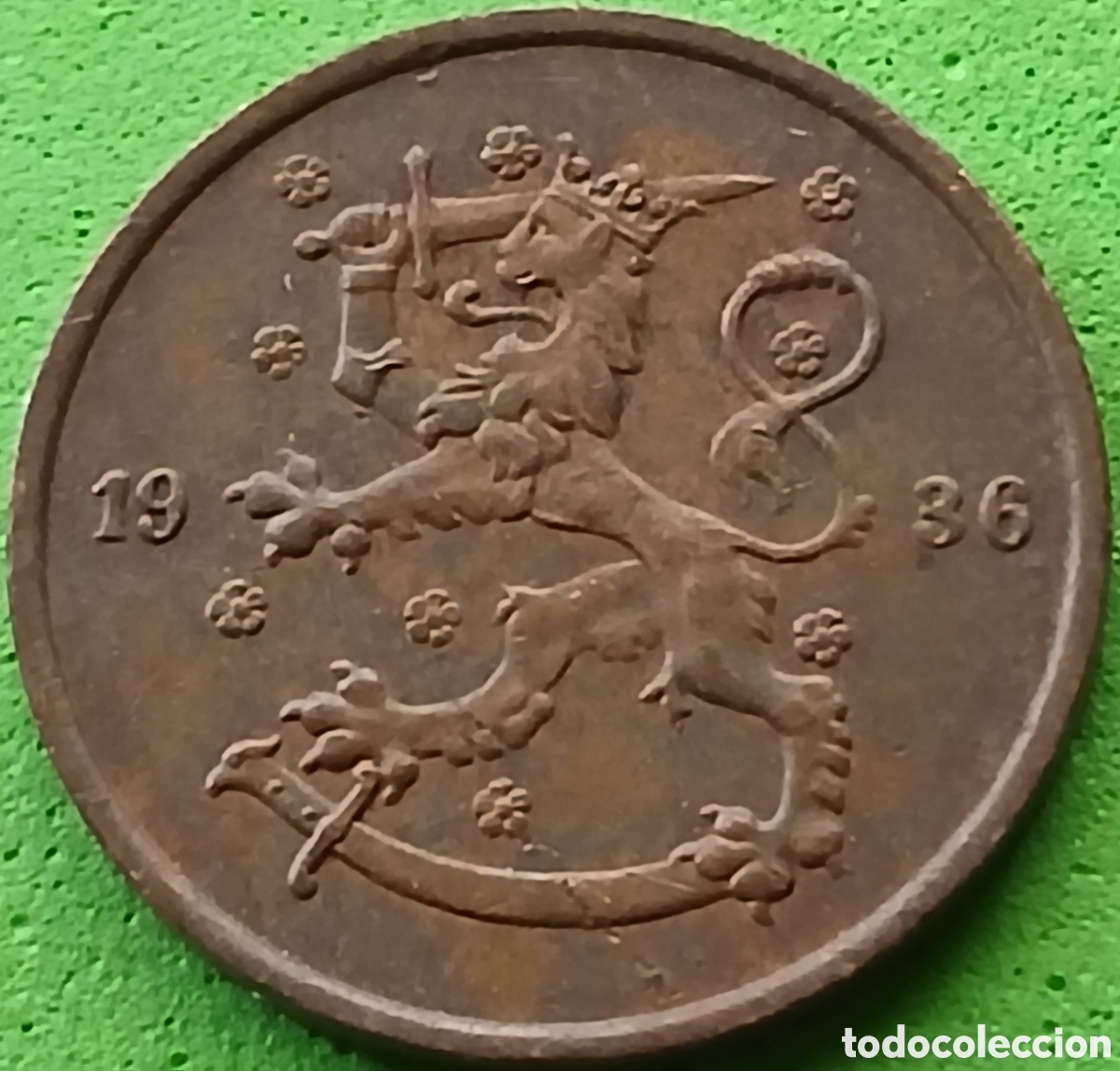 Monedas antiguas de Europa: Finlandia 5 pennia 1936 km#22