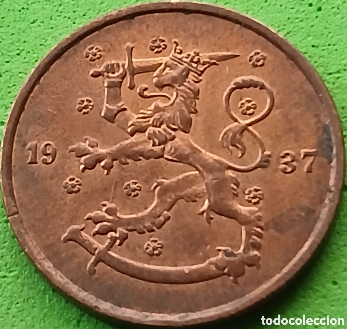 Monedas antiguas de Europa: Finlandia 5 pennia 1937 km#22