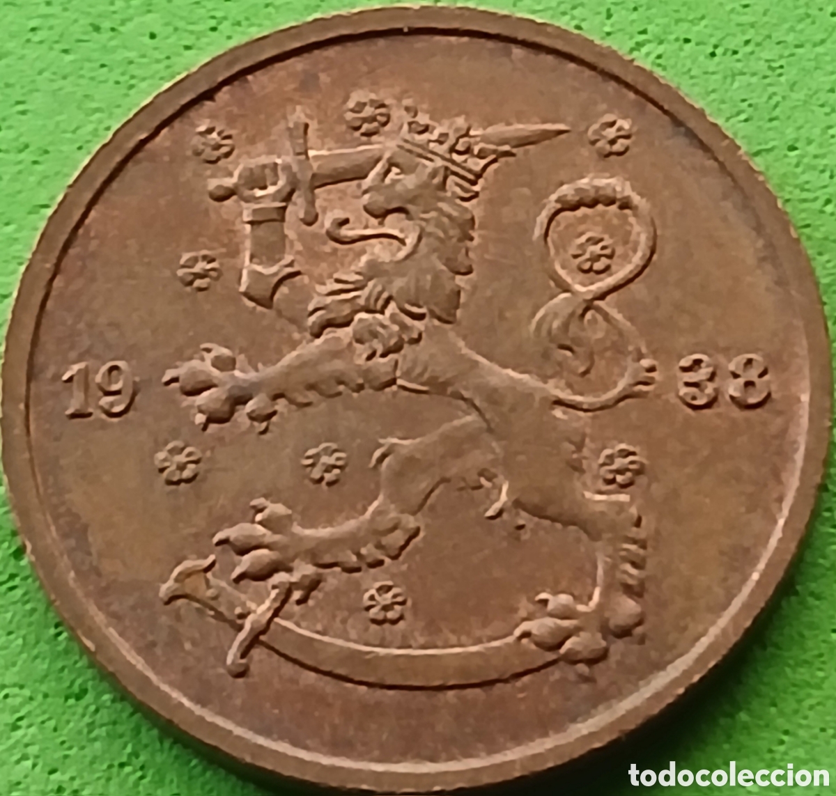 Monedas antiguas de Europa: Finlandia 5 pennia 1938 km#22