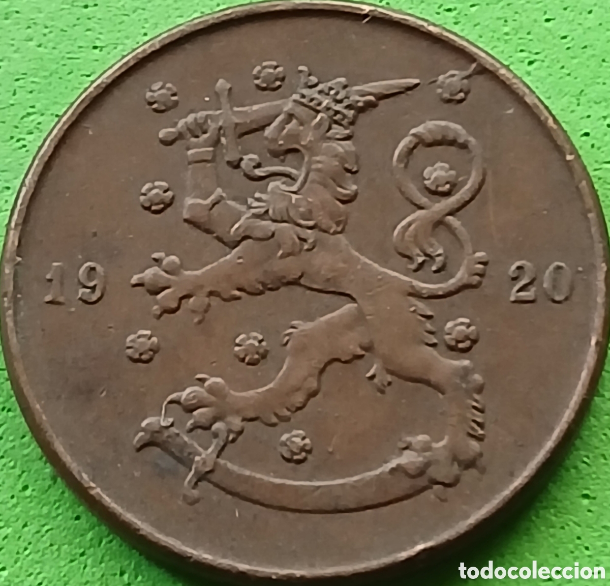 Monedas antiguas de Europa: Finlandia 10 pennia 1920 km#24
