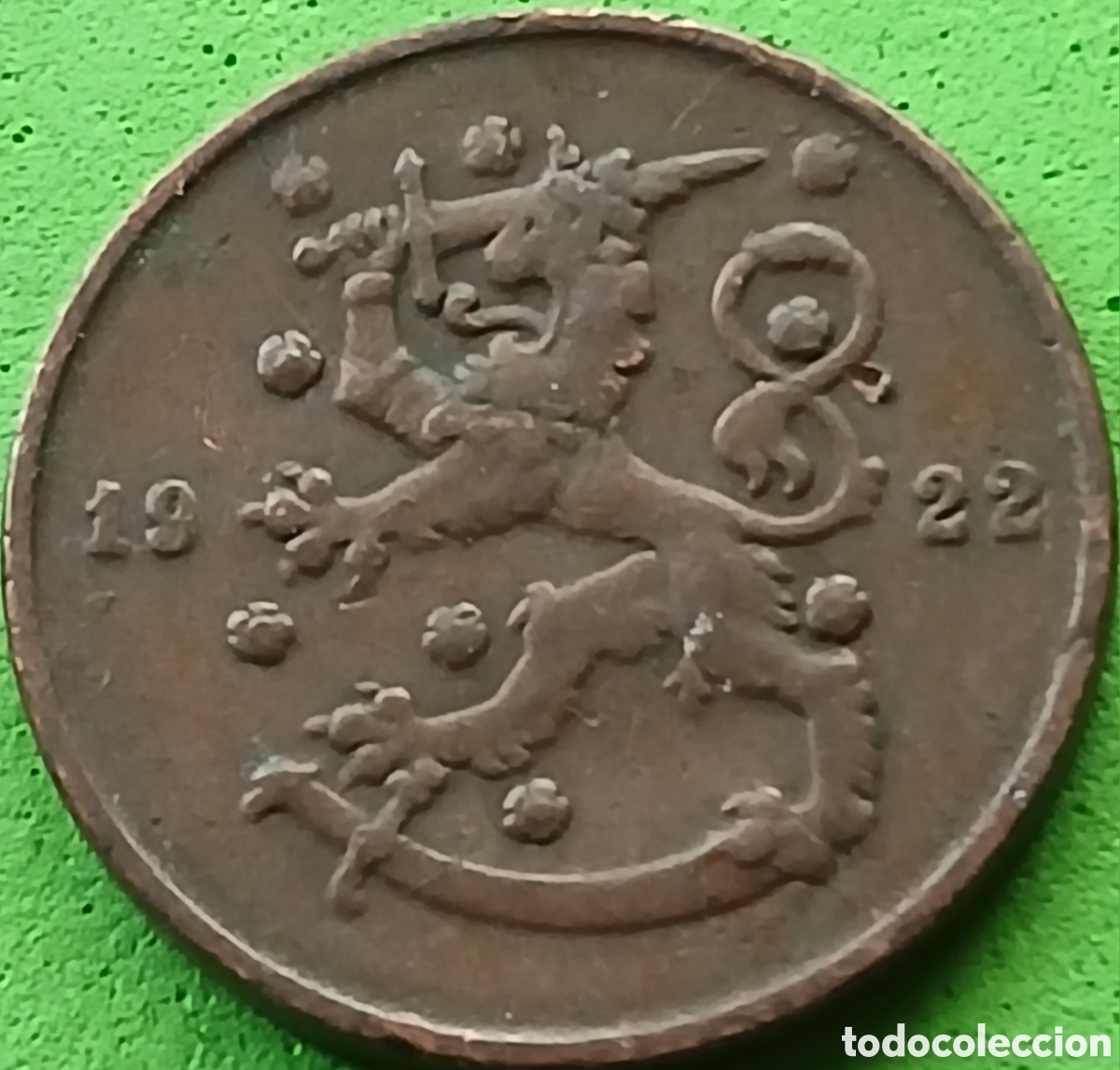 Monedas antiguas de Europa: Finlandia 10 pennia 1922 km#24