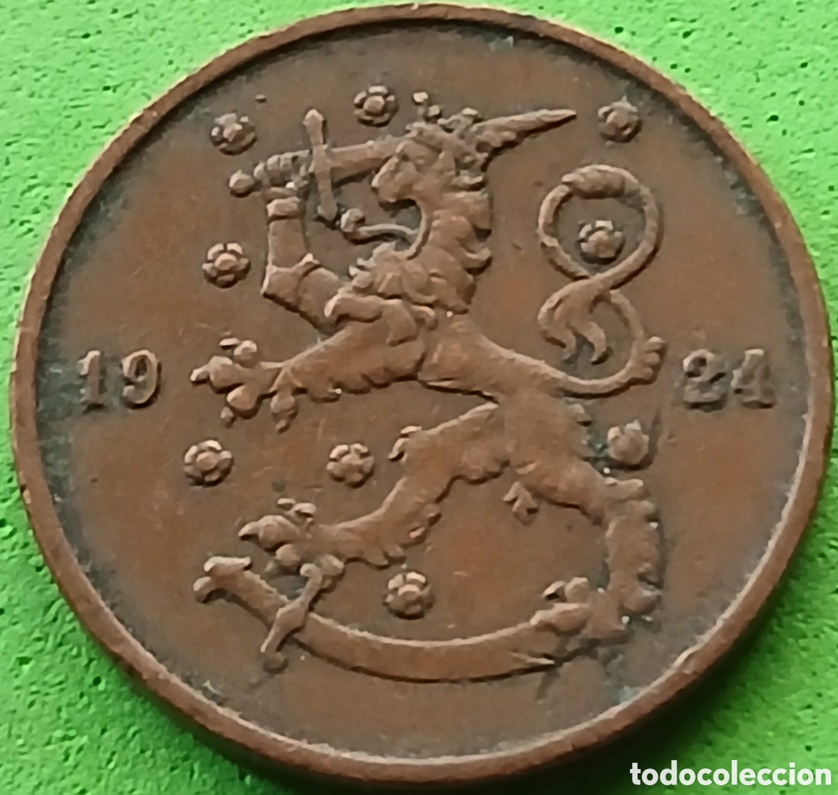 Monedas antiguas de Europa: Finlandia 10 pennia 1924 km#24