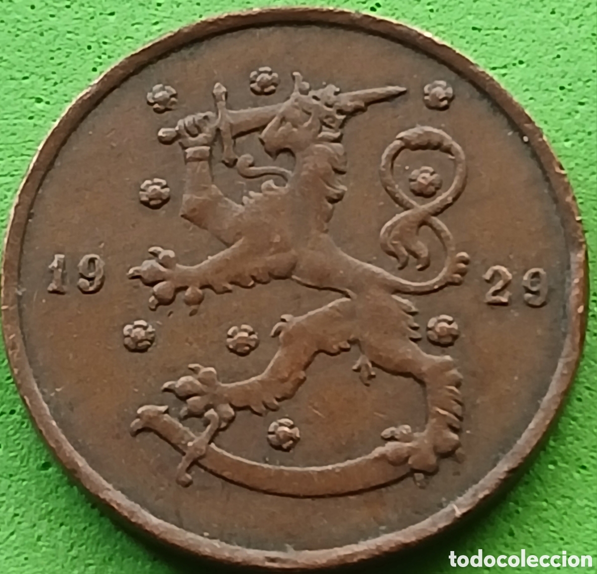 Monedas antiguas de Europa: Finlandia 10 pennia 1929 km#24