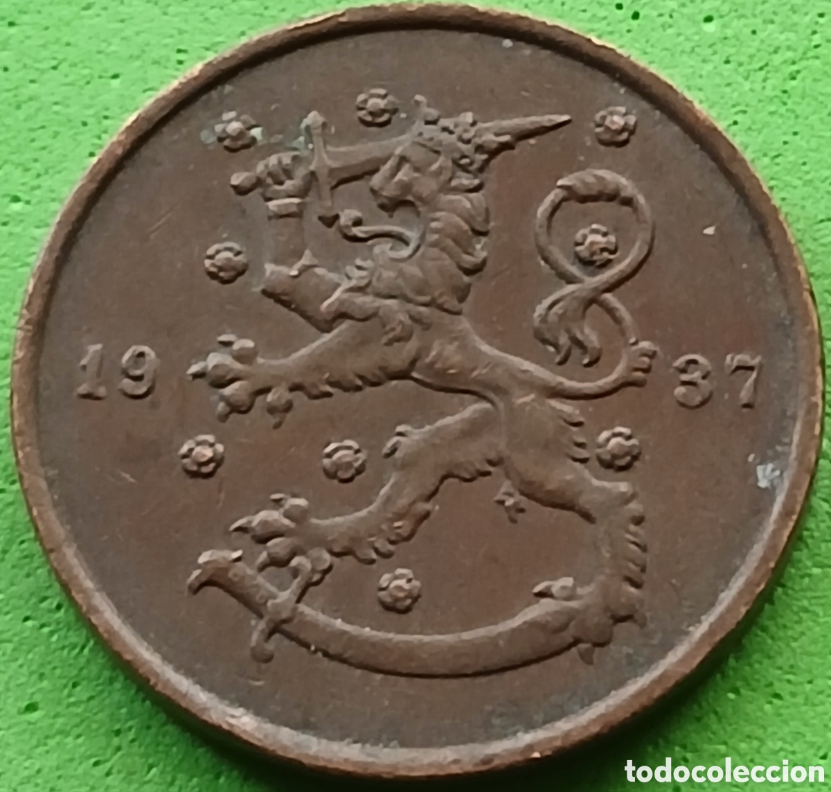 Monedas antiguas de Europa: Finlandia 10 pennia 1937 km#24