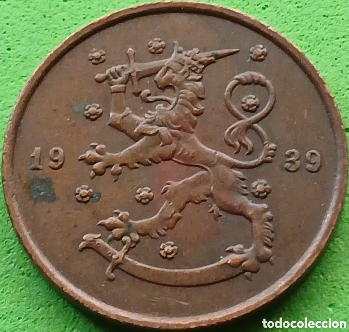 Monedas antiguas de Europa: Finlandia 10 pennia 1939 km#24