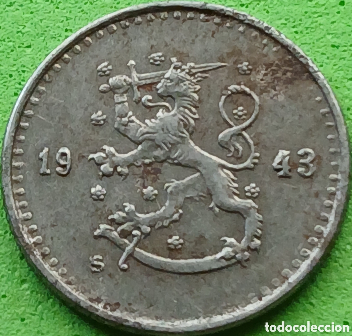 Monedas antiguas de Europa: Finlandia 25 pennia 1943 km#25b