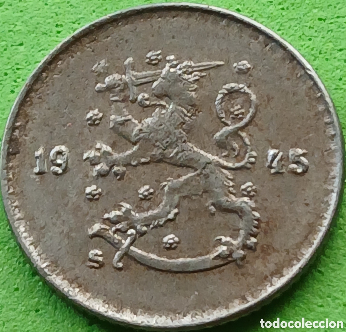 Monedas antiguas de Europa: Finlandia 25 pennia 1945 km#25b