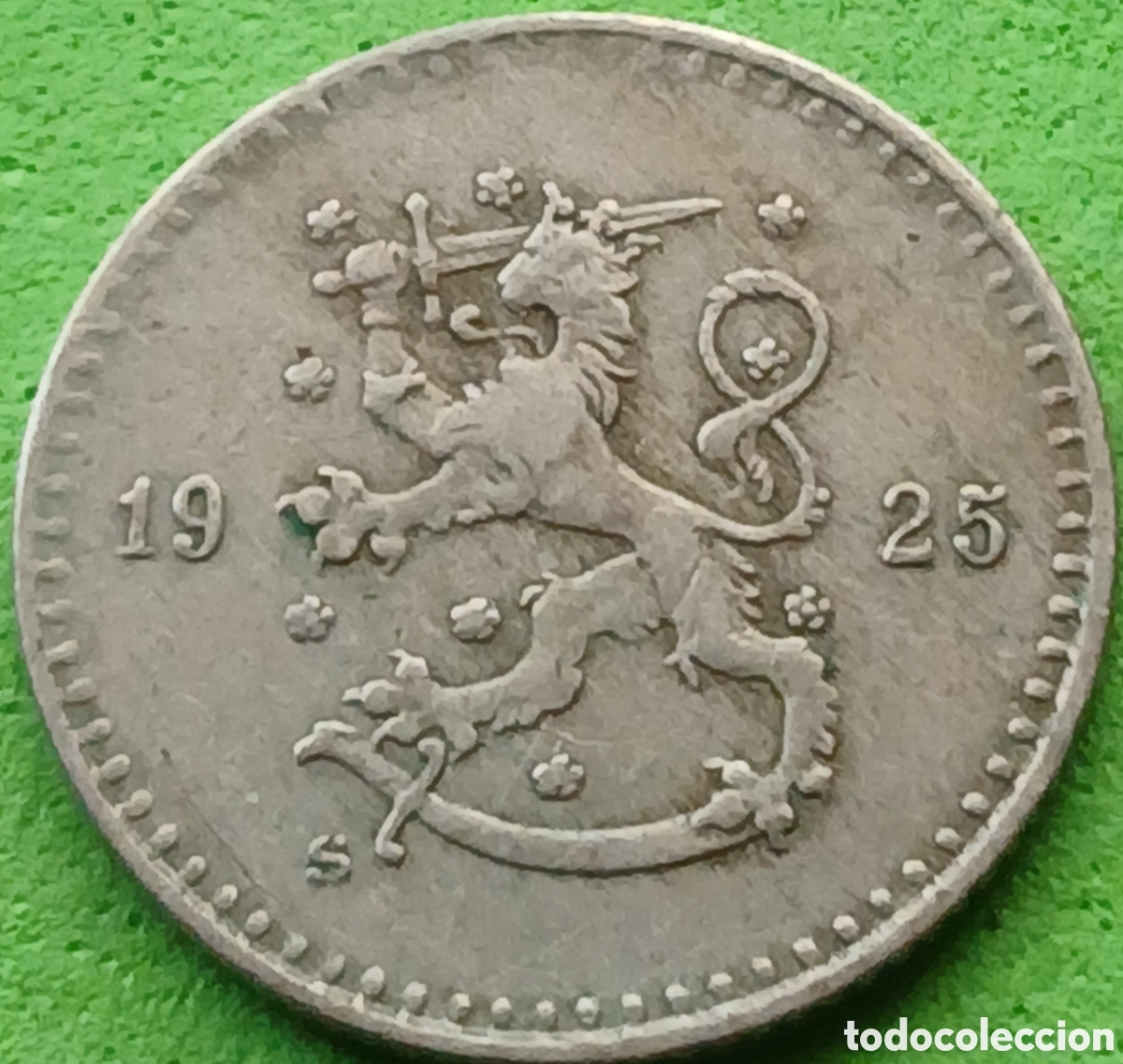 Monedas antiguas de Europa: Finlandia 25 pennia 1925 km#25 poco com&uacute;n