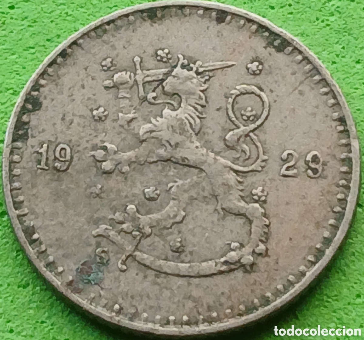 Monedas antiguas de Europa: Finlandia 25 pennia 1929 km#25 ESCASA