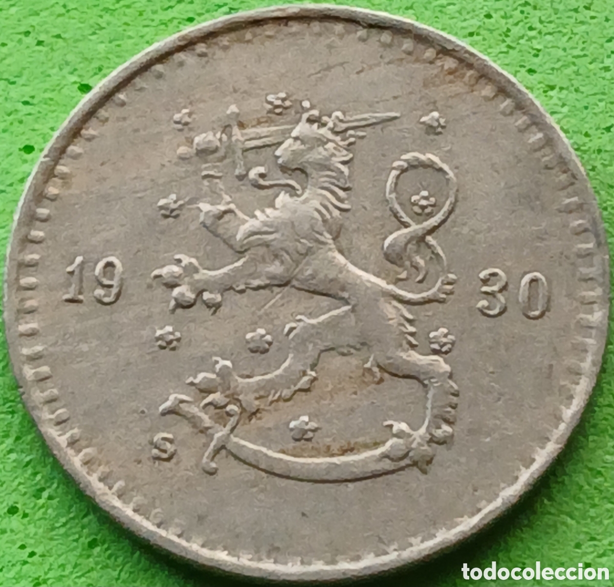 Monedas antiguas de Europa: Finlandia 25 pennia 1930 km#25 poco com&uacute;n