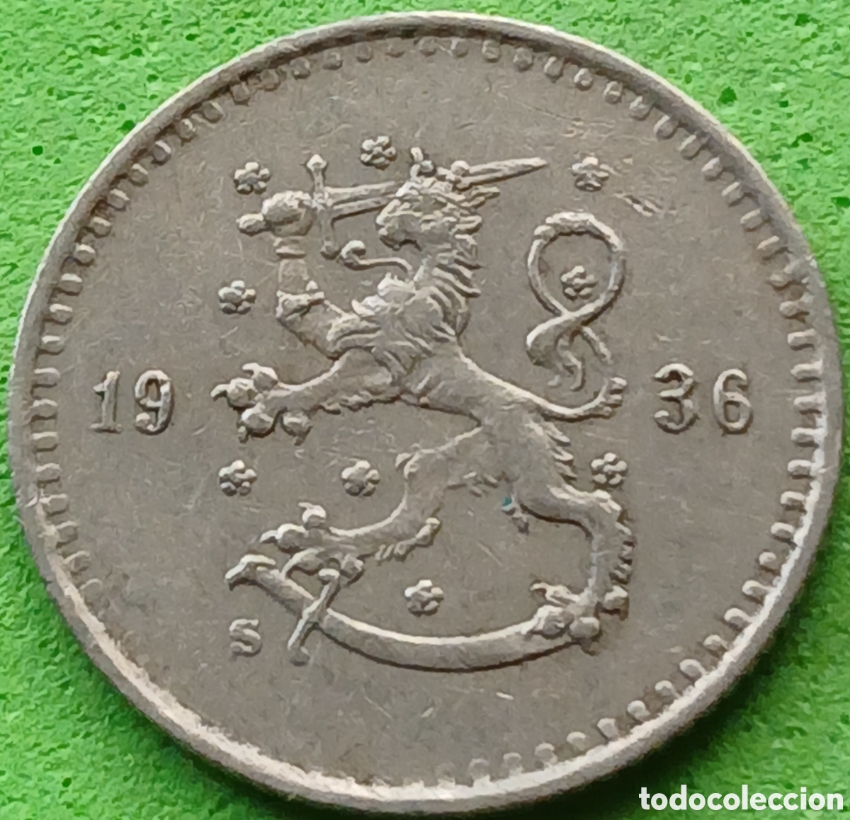 Monedas antiguas de Europa: Finlandia 25 pennia 1936 km#25